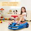 12V Rechargeable Wiggle Ride-On Car for Kids with LED Lights and Music