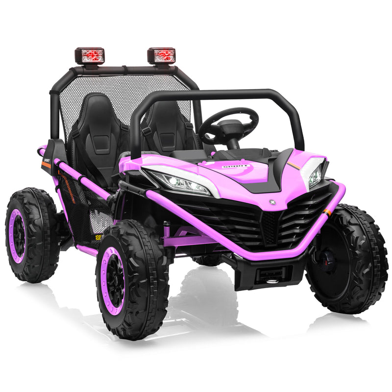 24V Electric Kids Ride-On UTV Truck with 2 Seats, 4WD and Remote Control, 4x80W Motors