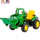 John Deere 12-Volt Battery-Powered Ground Loader Ride-On