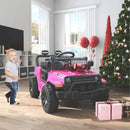 Pink 12V Kids' Ride-On Toy with Parental Remote Control