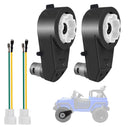 24V RS555 Electric Motor Gearbox Set for Children's Ride-On Cars, Pack of 2