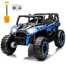 24V Electric 2-Seater Kids Ride-On Truck with Remote Control and 4WD