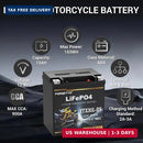 900A LiFePO4 Lithium Motorcycle Battery - 12V 12AH for ATV, UTV, Jet Ski