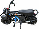 Evolt Black Electric Mini Bike 48V 1000W by MotoTec