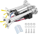 12V 600DB Enhanced Dual Trumpet Air Horn, Extremely Loud Train Sound