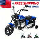 Kids 24V Electric Dirt Bike with Training Wheels and 200W Motor for 45 Minutes of Fun