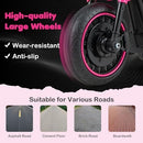 Children's Electric Motorcycle Ride-On with 6V Battery, Training Wheels, Music & LED Lights