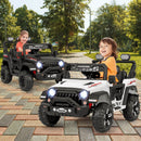 12V Electric Ride-On Truck for Kids with Dual Motors, Spring Suspension, and Remote Control