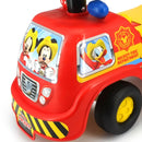Kiddieland Mickey Mouse Fire Truck Playset, Colorful 10"x13"x20"