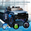 Enjyam 24V Chevrolet Silverado Dual Seat Kids Electric Truck with Remote Control 90W Motors