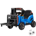 12V Battery-Powered Ride-on Forklift for Kids with Remote-Controlled Lifting Fork and Pallet