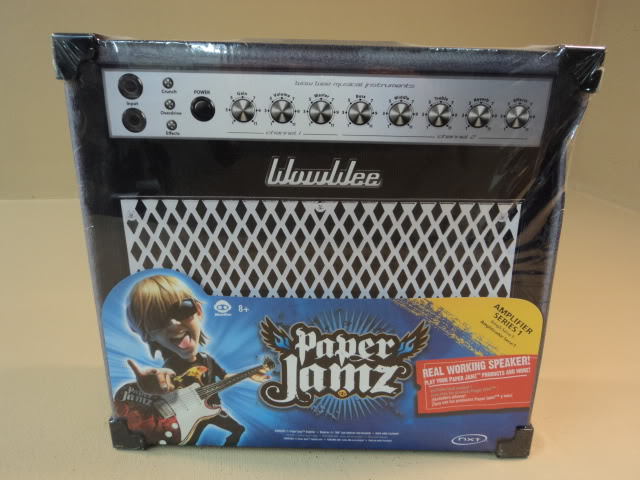 Paper Jamz Series 1 Amplifier Toy with Audio Cable Silver and Black