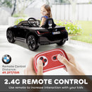 12V Licensed BMW i4 Ride-On Car for Kids with Music - Black