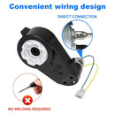 12V High-Speed RS550 Gearbox Motor Set for Powered Wheels - 2 Pieces