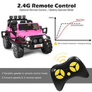 Pink Electric 2-Seater Ride-On Truck - 12V Battery Powered Toy Vehicle