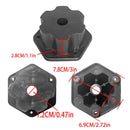 JRRXM 2PCS RS555 24V 35000RPM Motor Gearbox for Power Wheels Connector Coupling