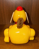 Retro 1980s Happy Dog Wind-Up Toy from CHI LAND, TAIWAN