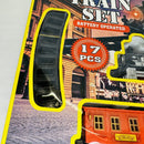 Battery-Powered 17-Piece Train Set with Lights & Sounds for Ages 3+ by Huajun Toys