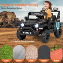 12V Electric Ride-On Truck for Kids with Dual Motors, Spring Suspension, and Remote Control