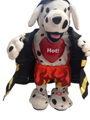 Playful Paws Light-Up Dalmatian Firefighter Plush Toy