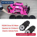 Set of 2 RS390 12V 20000 RPM Driving Gearbox Motors with 0.47in Aperture