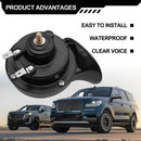 12V Dual Snail Horn Set for Cars, Bikes, and Boats