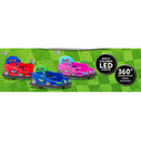 Kid Trax Pink 6V Bumper Car Ride-On Toy with 360° Spin and LED Lights