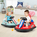 6V Electric Bumper Car for Kids with Dual Speed and Convenient Back Handle