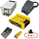 24V Power Wheels Upgrade Kit with Voltage Safety Features and DC Motor Speed Regulation