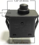2 Pin Foot Pedal Replacement for 6V, 12V, and 24V Ride-On Toy Vehicles