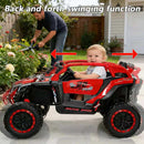 24V 400W Children's Electric UTV with Remote Control, 4-Wheel Suspension, Bluetooth Music, and LED Lights