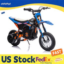 24V Kids Electric Dirt Bike 250W 13.6MPH Off-Road Ride-On Toy