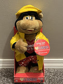 GEMMY 14" Flirty Singing Plush Gorilla with Banana Theme