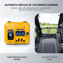 Versatile 3-in-1 RC Excavator with 14 Channels, Drill Bit, and Grabbing Bucket