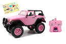 Girlmazing Pink 1:16 Jeep Wrangler Remote Control Car for Kids