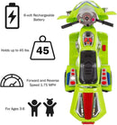 Mini 3-Wheel Electric Motorcycle with Headlights for Young Adventurers Ages 3-6