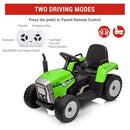 12V 7Ah Kids Electric Tractor with Trailer & Remote Control - 5MPH Adventure Vehicle