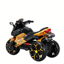 Electric 3-Wheel Kids Motorcycle Toy with LED Lights