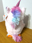 Interactive Plush Unicorn Toy - 12" Pink Rainbow Design