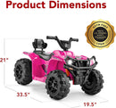 12V Red Ride-On 4-Wheel ATV for Kids SKY7065
