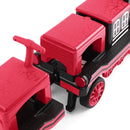 Red 2-Seater Electric Kids Train with Carriage, 12V, 2 Speed, Music, and Lights