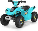 6V Battery Operated Kids ATV Ride-On Toy Car with Adjustable Speeds, Ant Design