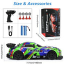 Green Electric Drift RC Racing Car for Hobbyists