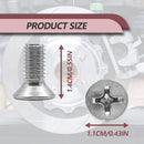 Pleoos Premium Stainless Steel Brake Disc Rotor Fasteners