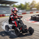 Aosom Black 12V Electric Go Kart for Children Ages 3-8