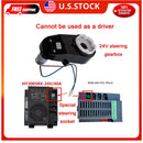 Weelye RS390 24V 5000RPM Steering Gear Motor for Children's Ride-On Vehicle with 0.39in Shaft