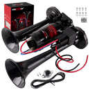 12V Air Horn System for Vehicles with Integrated Air Compressor