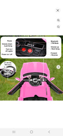 Dodge SRT Pink 12V Kids Ride-On Car with Parental Remote Control for Complete Supervision