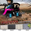 12V Pink Remote-Controlled Kids UTV Truck