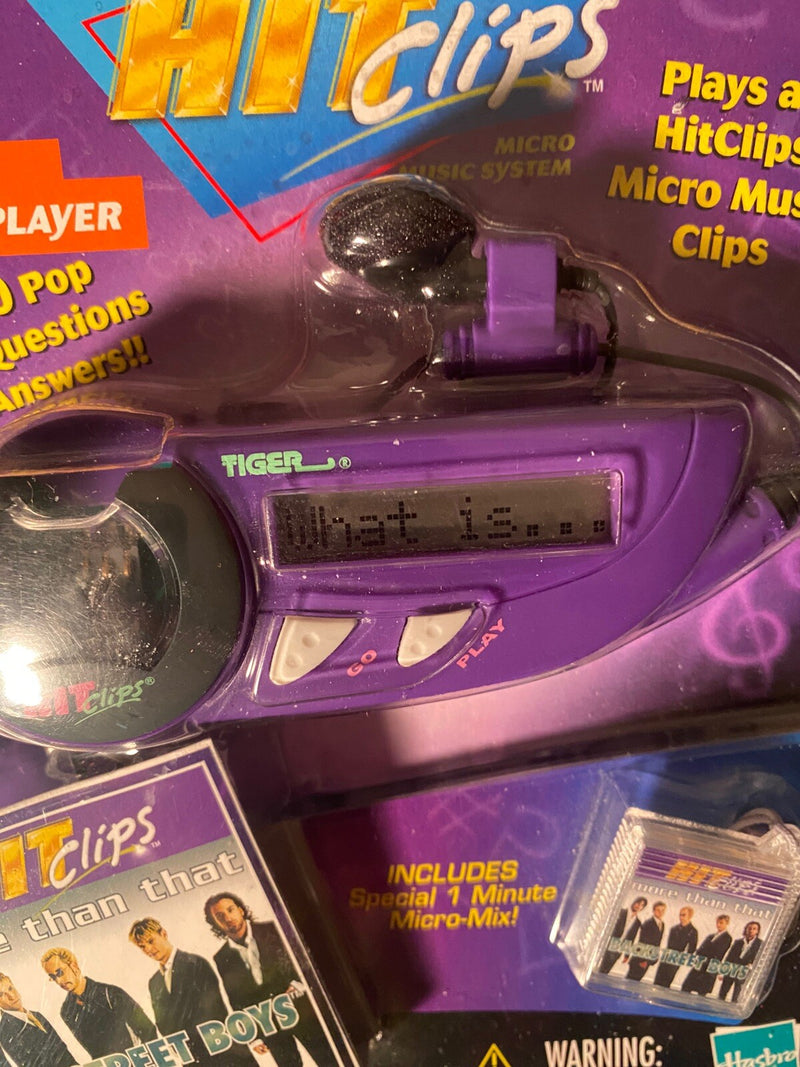 Y2K Music Trivia Player Featuring Backstreet Boys and More 2001 NOS